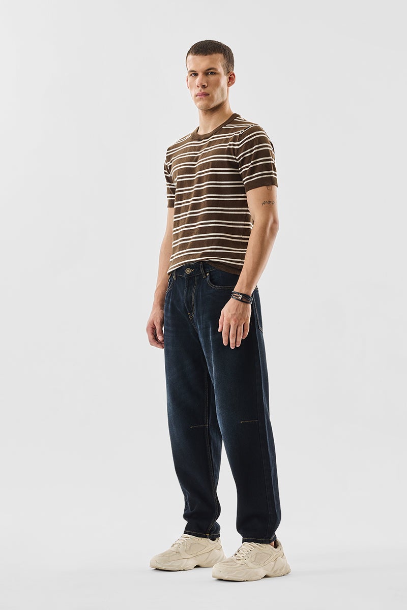 SNITCH Washed Balloon Fit Jeans - Image 2